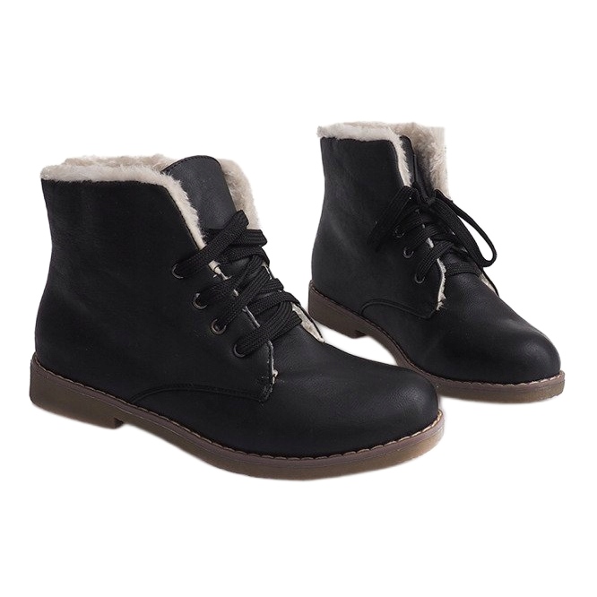 Varme støvler Jodhpur Fur 05-3 Sort 2