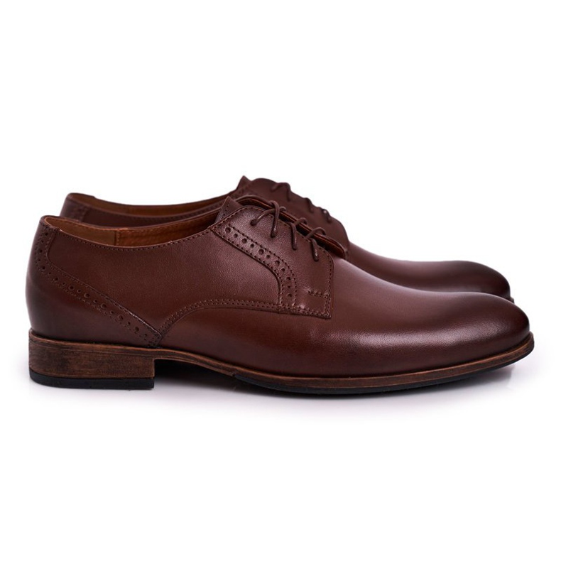 Bednarek Polish Shoes Mænds læder loafers med let sål Bednarek mørk brun 1