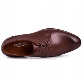 Bednarek Polish Shoes Mænds læder loafers med let sål Bednarek mørk brun 3