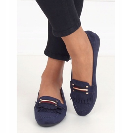 Dame marineblå loafers 88-381 Navy 2