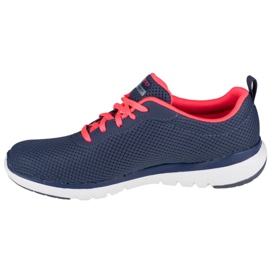 Skechers Flex Appeal 3.0 W 13070-SLTP sko rød marine blå 1