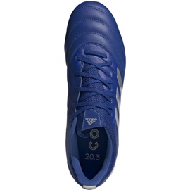 Adidas Copa 20.3 Fg M EH1500 fodboldstøvler blå, sølv blå 1