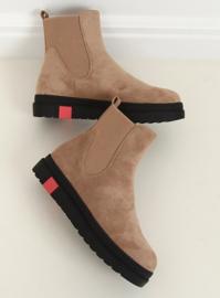 Chelsea-støvler med høj sål i beige NS139P Beige Ii-genre 2