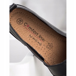 VINCEZA læder slipons sort 1