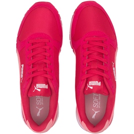 Puma St Runner v2 Mesh Jr pink 367135 08 lyserød 1