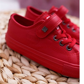 Læder -sneakers til børn Big Star EE374036 Rød 2
