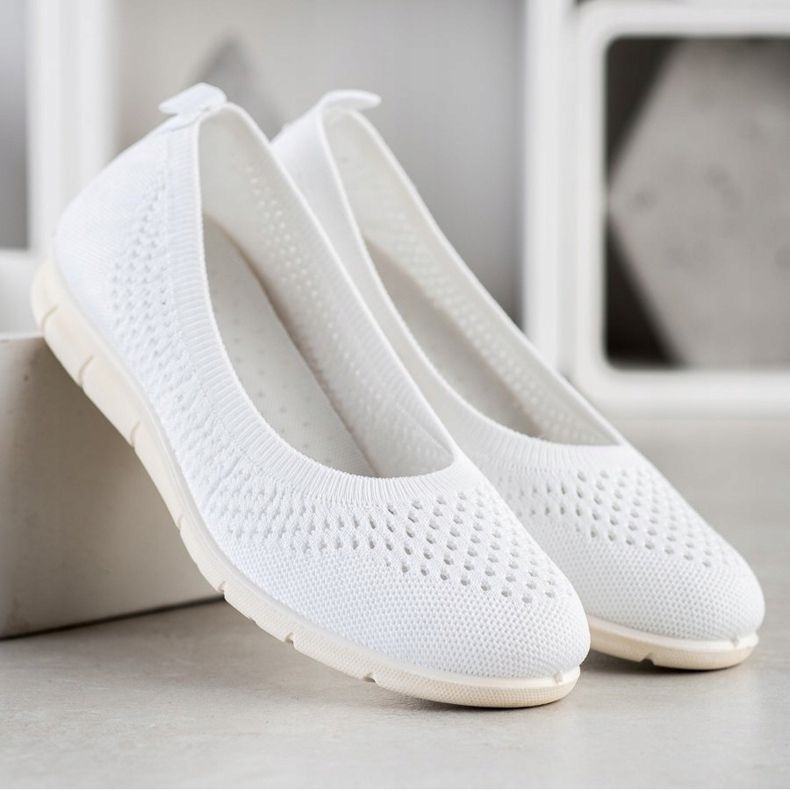 Goodin Openwork Slipons hvid 2