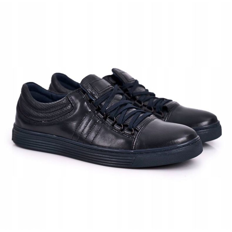 Bednarek Polish Shoes Herresko Sko Sneakers Bednarek Marineblå 2