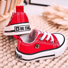Børns klassiske lave sneakers Big Star HH374196 Rød 9