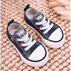 Børns klassiske lave sneakers Big Star HH374091 Marineblå ['flåde'] 2