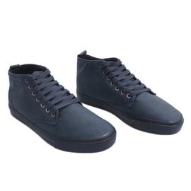 Stilfulde High-top Sneakers Y007 Marineblå marine blå 2