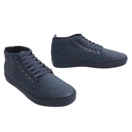 Stilfulde High-top Sneakers Y007 Marineblå marine blå 3