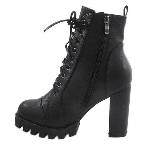 Tied Boots Workery 9102-1 Sort 2