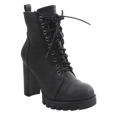 Tied Boots Workery 9102-1 Sort 1