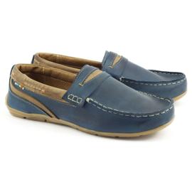 Herresko loafers 295 marineblå 1