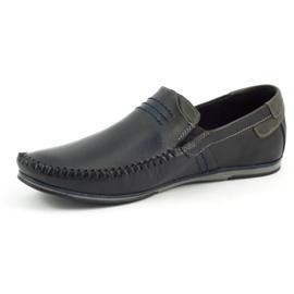 KOMODO Sorte loafers til mænd 876 2