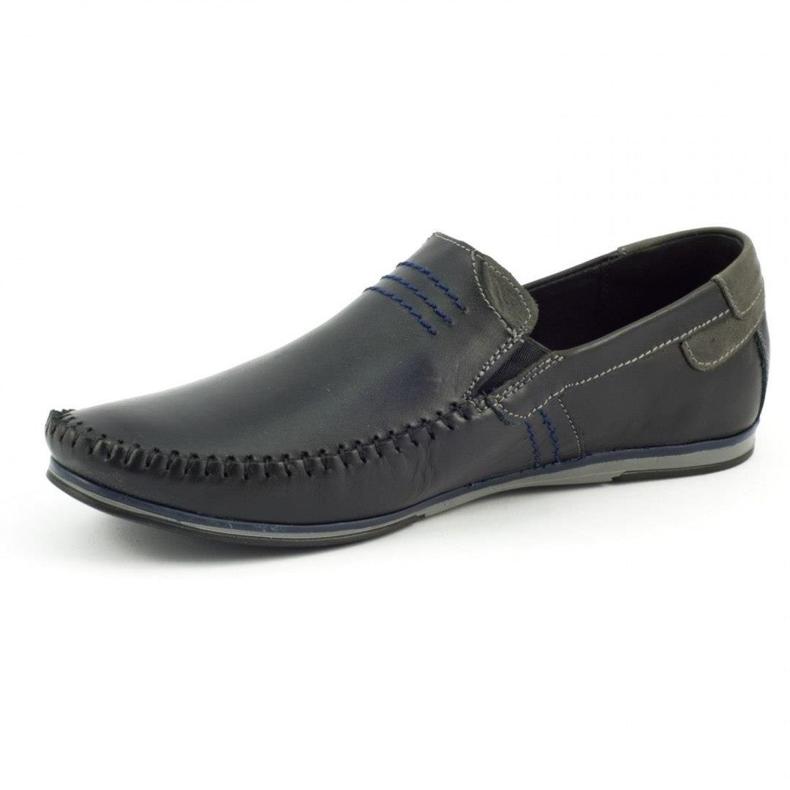 KOMODO Sorte loafers til mænd 876 2