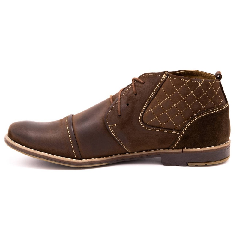 Olivier Quiltede herresko 254 brun 1