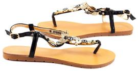 Sorte sandaler 6506 til kvinder 1