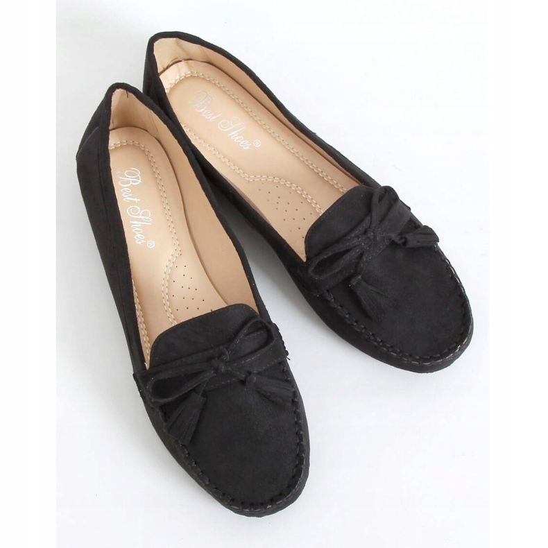 Sort Dame sorte loafers XR-1R2 Sort 1