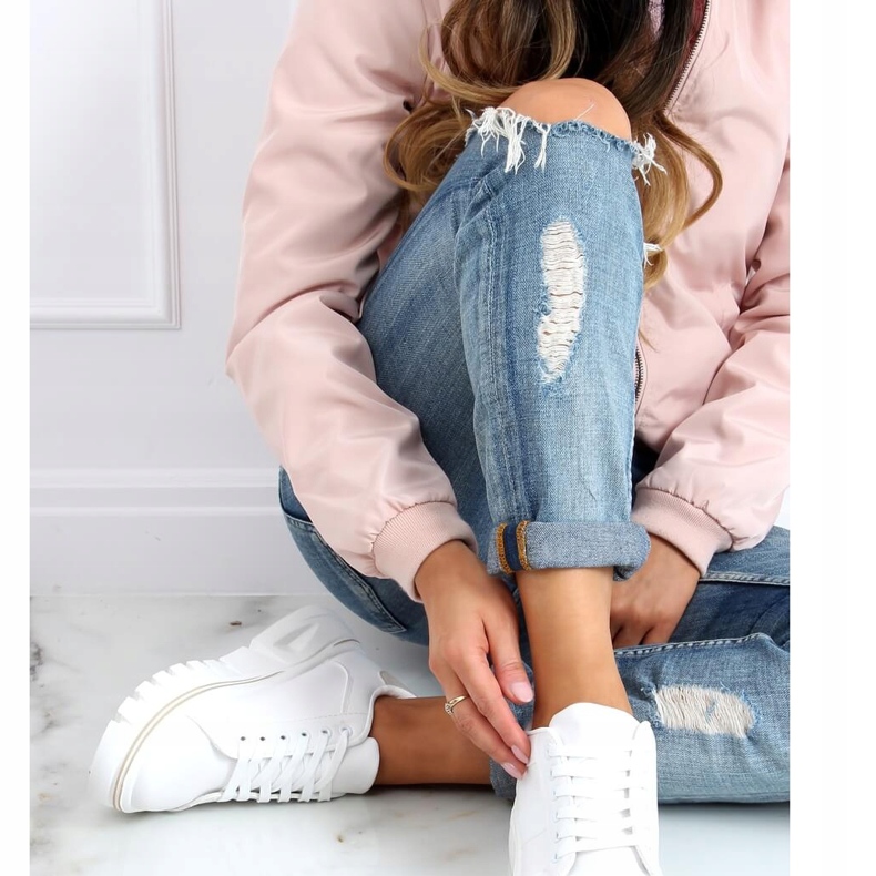 Hvide NB382P Beige sneakers med høj sål 1
