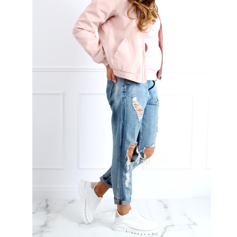 Hvide NB382P Beige sneakers med høj sål 2