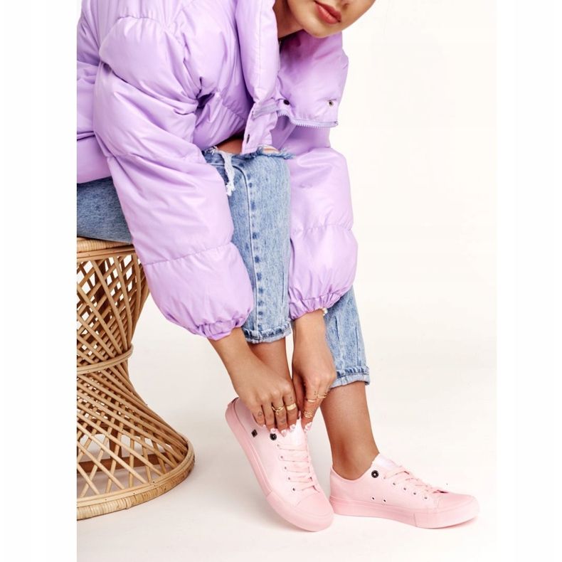 Kvinder Sneakers Big Star Pink AA274028SS19 lyserød 2