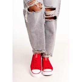 Dame Sneakers Low Big Star Rød DD274339 1