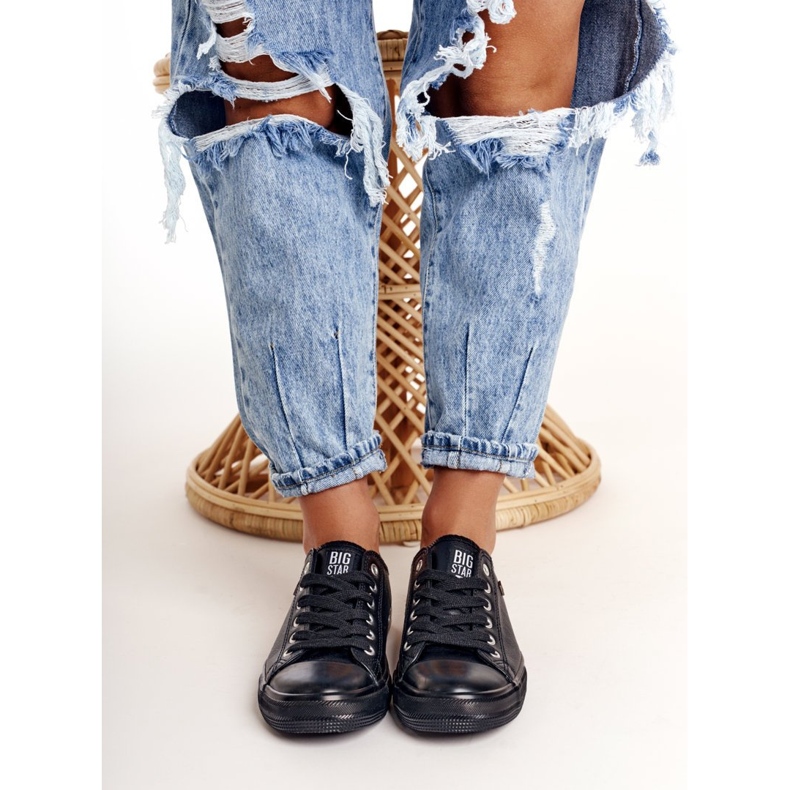 Kvinder Sneakers Big Star Sort V274871 2