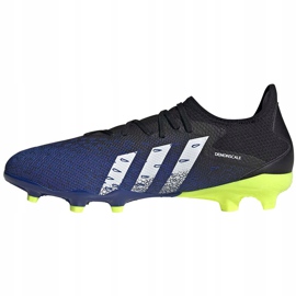 Fodboldstøvler adidas Predator Freak.3 L Fg marineblå-sort-grøn FY0615 1