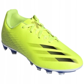 Adidas X Ghosted.4 FxG Jr FW6933 fodboldstøvler gul flerfarvet 3