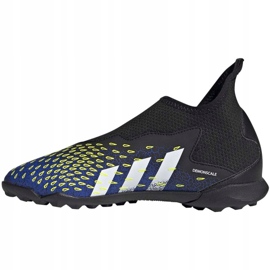 Adidas Predator Freak .3 Ll Tf Jr FY0997 fodboldstøvler sort sort, royal 1