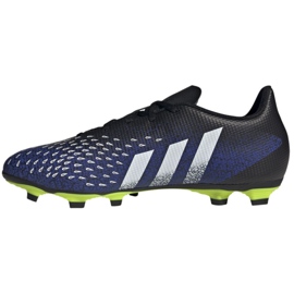 Adidas Predator Freak.4 FxG M FY0625 fodboldstøvler hvid, sort, royal sort 1