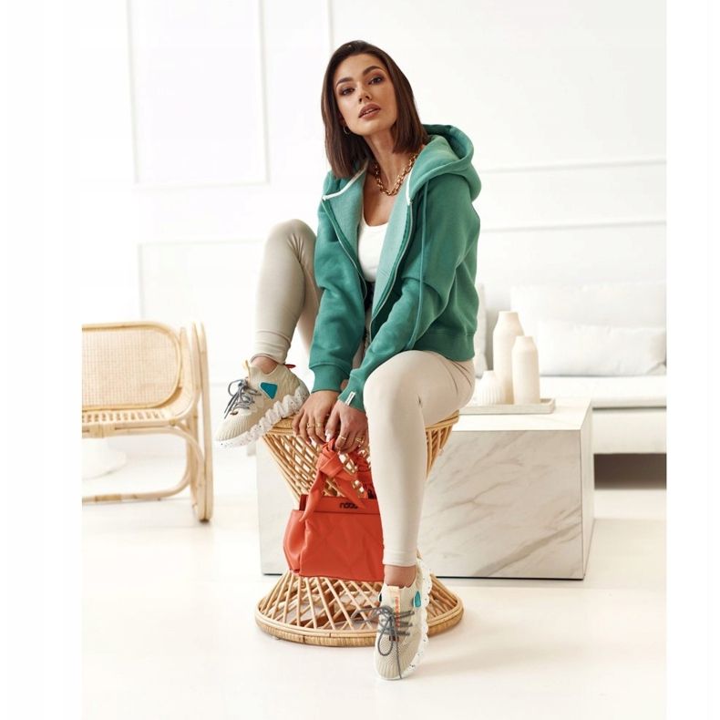 PS1 Sportsokker til kvinder Beige Fashion Pioneer brun 1