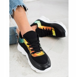 SHELOVET Klassiske sorte sneakers 1