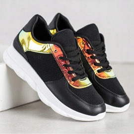 SHELOVET Klassiske sorte sneakers 2