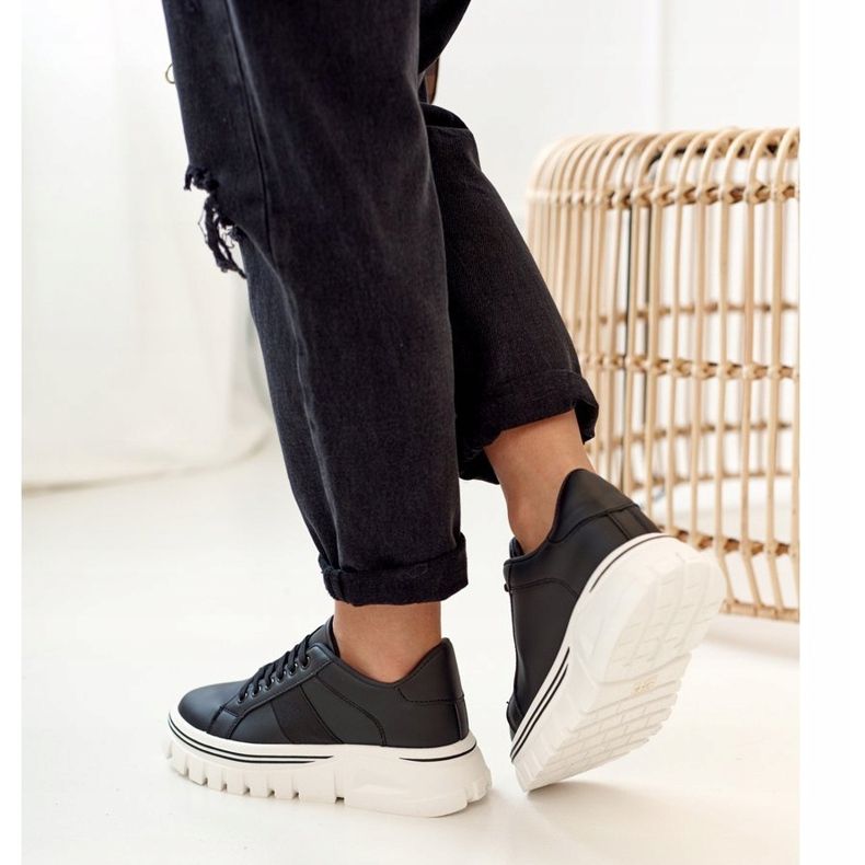PS1 Kvinders sneakers på den sorte Riri -platform 1