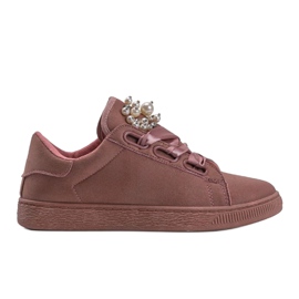 Lyserøde sneakers med pink Pearl 1