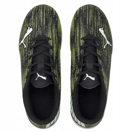 Puma Ultra 4.2 Tt Junior fodboldstøvler sort-grøn-hvid 106367 02 1