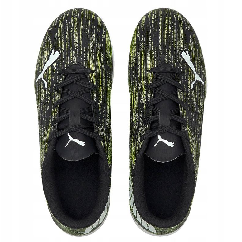 Puma Ultra 4.2 Tt Junior fodboldstøvler sort-grøn-hvid 106367 02 1