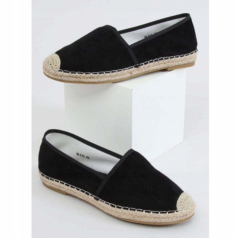 Sorte espadriller til kvinder M-515 Sort 1