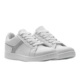 Alma hvide og sølv sneakers 1