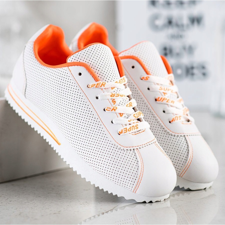 SHELOVET Openwork Sneakers Super hvid 1