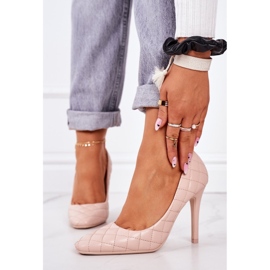 PS1 Elegante Beige quiltede hæle Rosanna 2