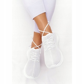 PS1 Kvinders sportssko Slip-on White Run Away hvid 1