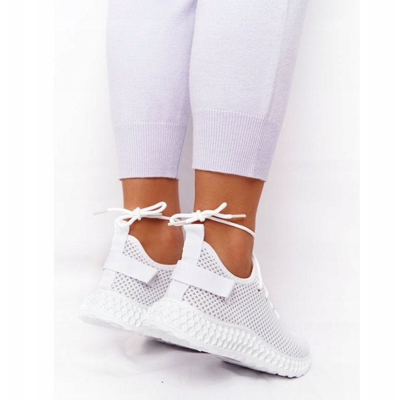 PS1 Kvinders sportssko Slip-on White Run Away hvid 2
