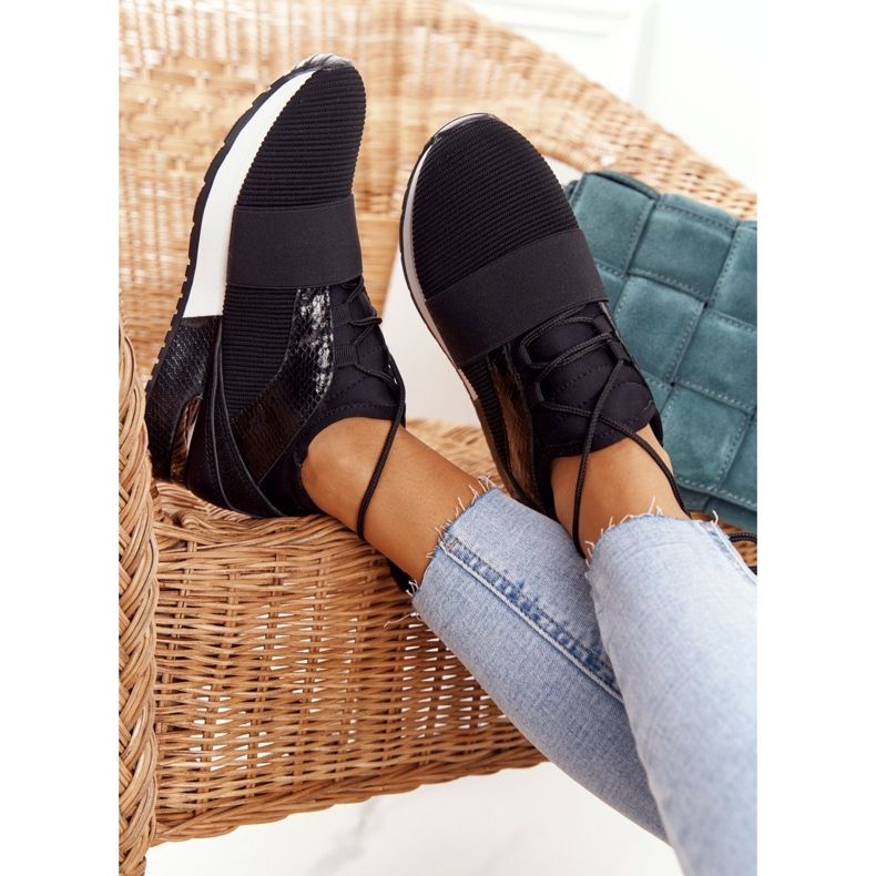 FB2 Sportssko til kvinder Sneakers Sort Netta 1