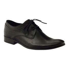 Badura Classic Leather Black formelle sko 7549 sort 1