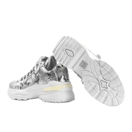 Lollypop sølv snake sneakers 1