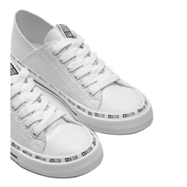 Big Star Harley hvide openwork sneakers 1